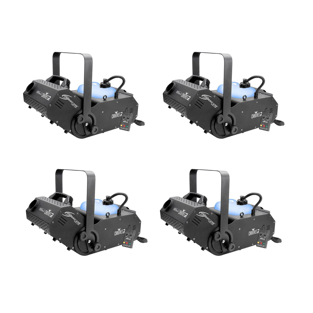 Chauvet DJ Hurricane 1800 H1800  Fog/Smoke Pro Machine w/Timer Remote  (4 Pack)
