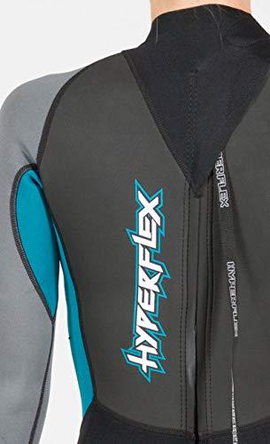 Hyperflex Access Men’s and Women’s Full Body 3mm Backzip Wetsuit - Warm 4-Way Stretch Neoprene - Adjustable Collar and Flat Lock