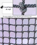 Children Protective Netting 12mm/12cm Stairs Balcony Safety Netting Outdoor Protection Net Anti-Fall Net Playground Climbing Rope Net Construction Safety Netting Stairs Safety +++