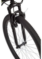 Mongoose 27.5" R4054WMC Led2.1 Men's Bike for a Path, Trail &amp; Mountains,Black, Aluminum Full Suspension Frame, Twist Shifters Through 21 Speeds