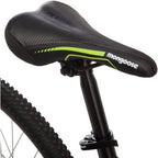 Mongoose 27.5" R4054WMC Led2.1 Men's Bike for a Path, Trail &amp; Mountains,Black, Aluminum Full Suspension Frame, Twist Shifters Through 21 Speeds