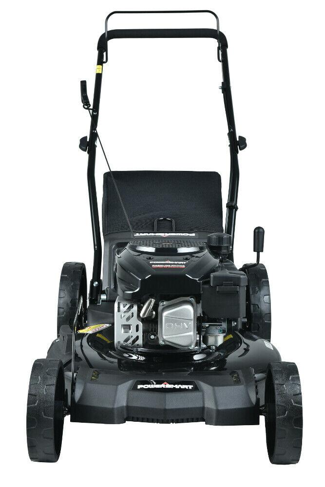 Gas Push Lawn Mower Outdoor Power Compact Lightweight 21in 3-N-1 170cc