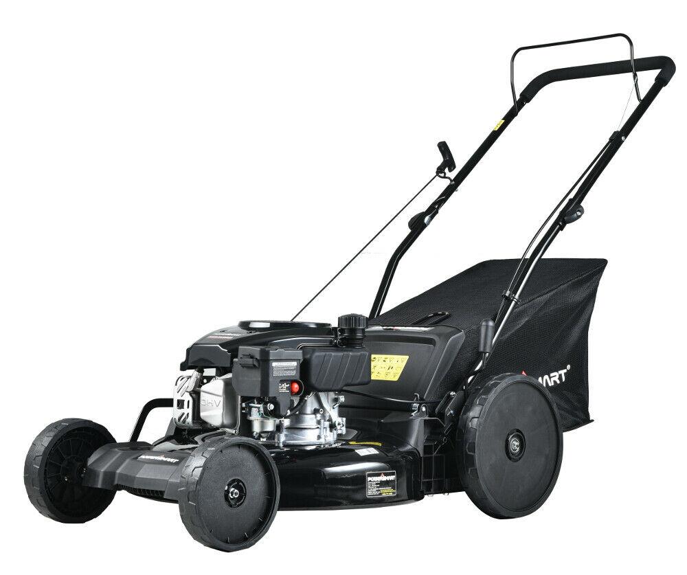 Gas Push Lawn Mower Outdoor Power Compact Lightweight 21in 3-N-1 170cc