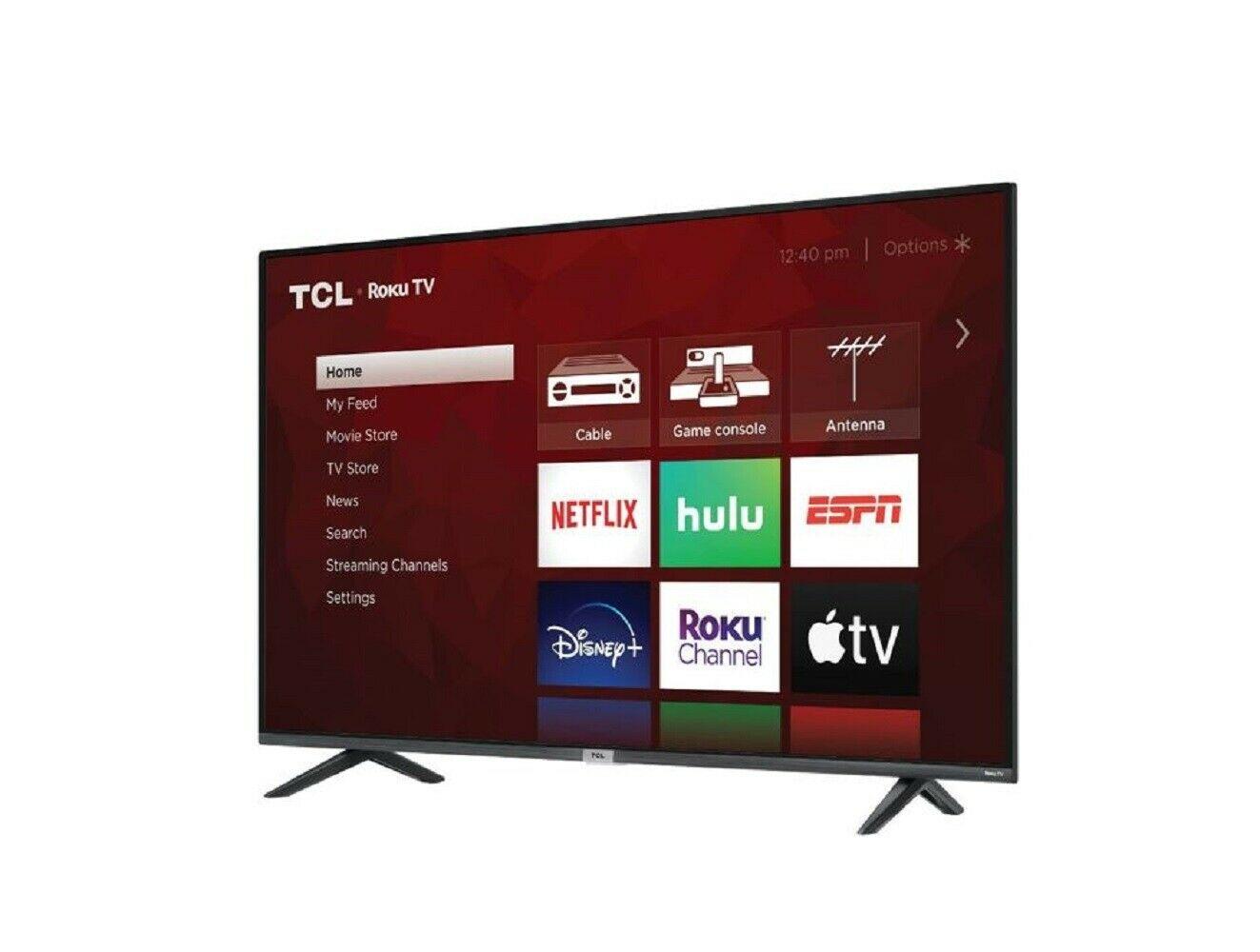 tcl 50" 4-series 4k uhd smart built-in roku streaming led tv 50s435