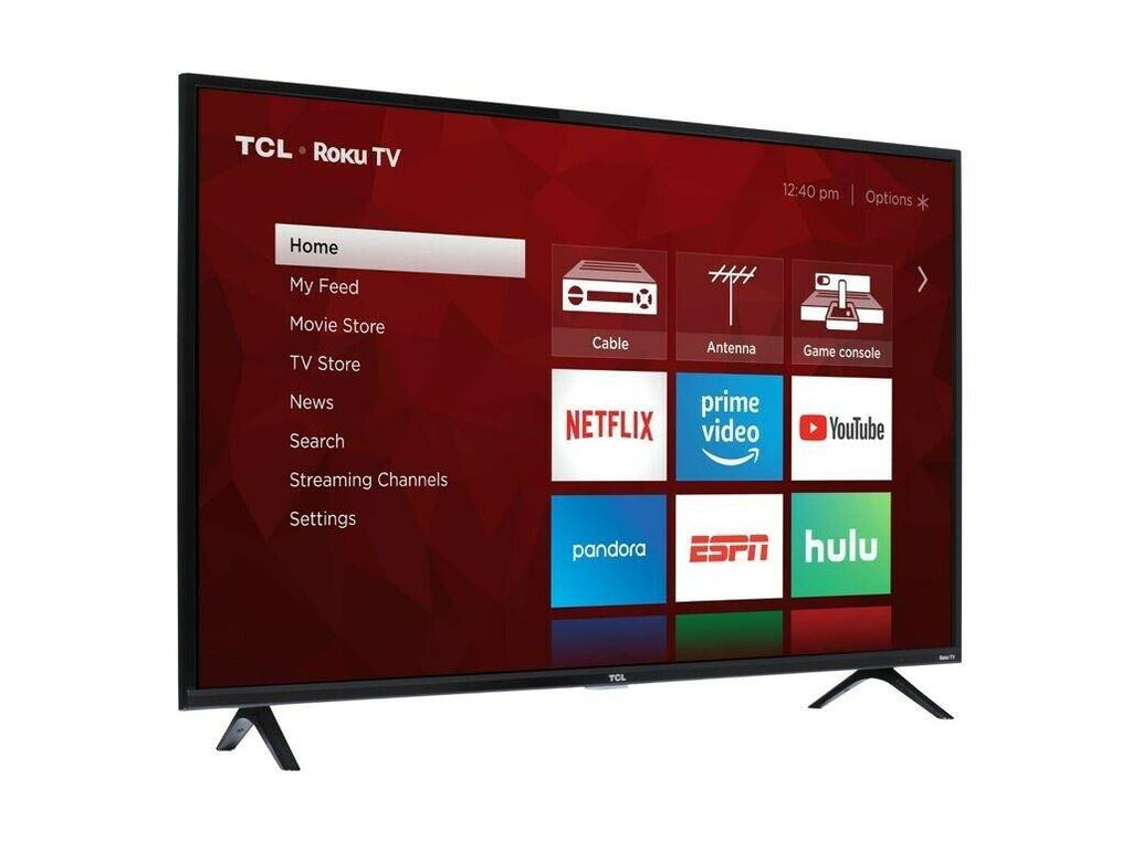 tcl 50" 4-series 4k uhd smart built-in roku streaming led tv 50s435
