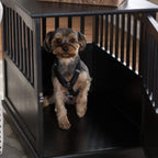 Newport Pet Crate End Table (24" H, Espresso)