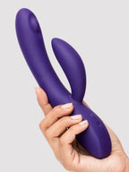 Lovehoney Dream Rabbit Pulsing Silicone Rechargeable Rabbit Vibrator, Purple