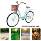 Oxodoi Women's Classic Comfort Bikes with 26" Wheels, Single Speed  Beach Cruiser Bicycle, Blue