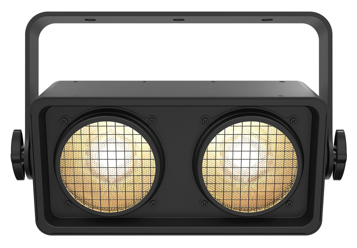 (2) Chauvet Shocker Dual Zone DMX COB LED Blinder StaLights+LED Fogger+Fluid
