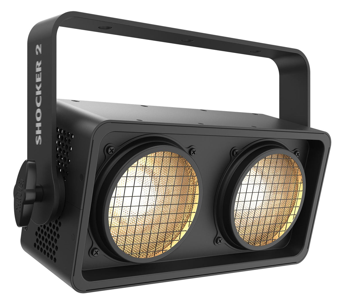 (2) Chauvet Shocker Dual Zone DMX COB LED Blinder StaLights+LED Fogger+Fluid