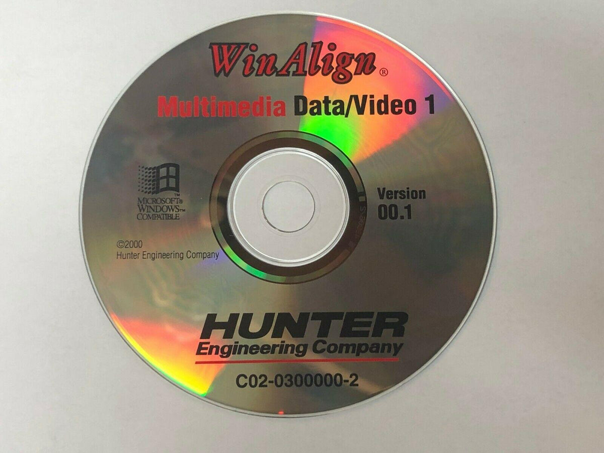 Hunter Engineering WinAlign Alignment Installation & Video CD  Software P-49