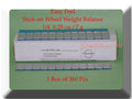 360 Pcs (1 Box of 360)  Easy Peel Stick on Wheel Weight  1/4 0.25oz 7g