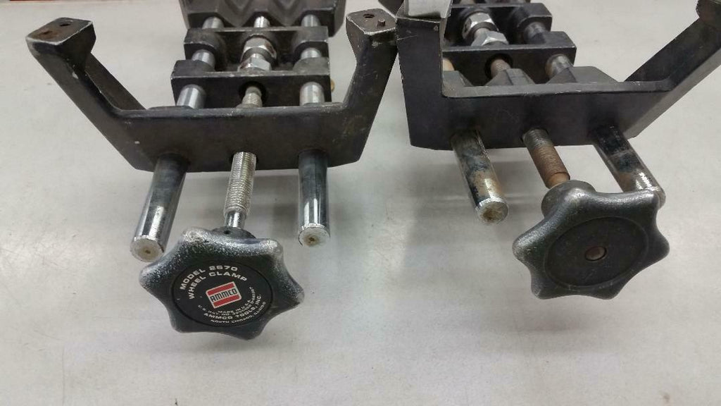 AMMCO Front End Alignment Machine " WHEEL CLAMPS " - Set of 2 FOR PARTS