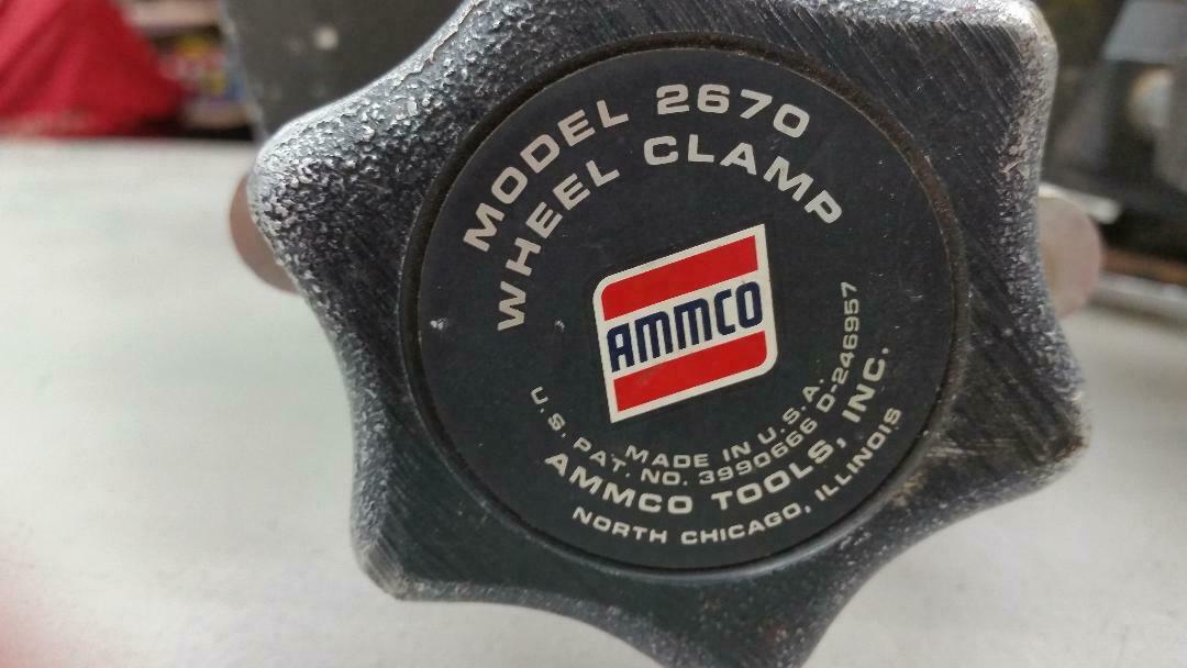 AMMCO Front End Alignment Machine " WHEEL CLAMPS " - Set of 2 FOR PARTS