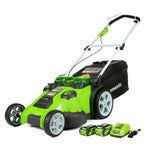 Greenworks 40V 20 inch Cordless Twin Force Lawn Mower, 4Ah & 2Ah Batteries