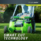 Greenworks 40V 20 inch Cordless Twin Force Lawn Mower, 4Ah & 2Ah Batteries