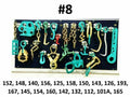SET#8 -19 PIECE AUTO BODY FRAME MACHINE HEAVY DUTY PULLING CLAMPS TOOLS & CHAINS