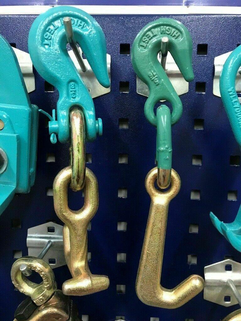 SET#8 -19 PIECE AUTO BODY FRAME MACHINE HEAVY DUTY PULLING CLAMPS TOOLS & CHAINS