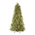 9 ft. Feel Real Tiffany Fir Slim Hinged Artificial Christmas Tree with 800 Clear Lights