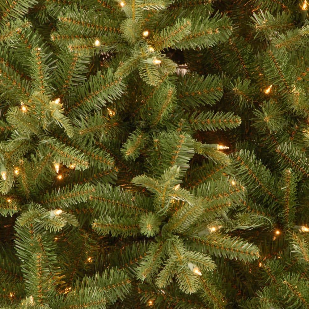 9 ft. Feel Real Tiffany Fir Slim Hinged Artificial Christmas Tree with 800 Clear Lights