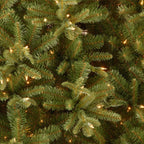 9 ft. Feel Real Tiffany Fir Slim Hinged Artificial Christmas Tree with 800 Clear Lights