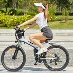 Electric Bike for Adults, 26'' Folding Electric Mountain Bike with Removable 36V 8AH Lithium-Ion Battery, 250W Motor Electric Bike, E-Bike with 21 Speed Gear and Three WorModes