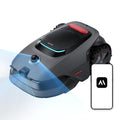 LiDAX Ultra 2000 Robot Lawn Mower with 4G for 0.5 Acre, No Wire No RTK+360° 3D LiDAR+AI Vision Auto Mapping, Zero-EdCutting, Cut Height 1.2"-3.9", 45% Slope, 150 Mowing Zones, Anti-Theft