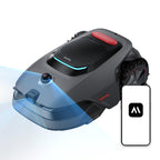 LiDAX Ultra 2000 Robot Lawn Mower with 4G for 0.5 Acre, No Wire No RTK+360° 3D LiDAR+AI Vision Auto Mapping, Zero-EdCutting, Cut Height 1.2"-3.9", 45% Slope, 150 Mowing Zones, Anti-Theft