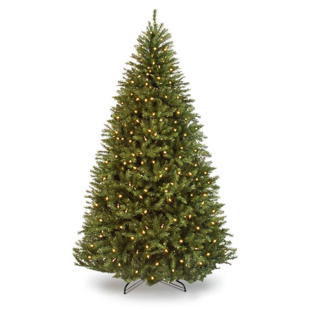 6 ft. Pre-Lit Incandescent Fir Artificial Christmas Tree with 450 Warm White Lights