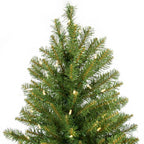 6 ft. Pre-Lit Incandescent Fir Artificial Christmas Tree with 450 Warm White Lights
