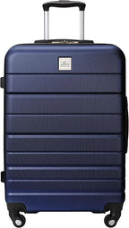Epic 2.0 Hardside Spinner Luggage (Royal Blue, Checked-Medium 24-Inch)
