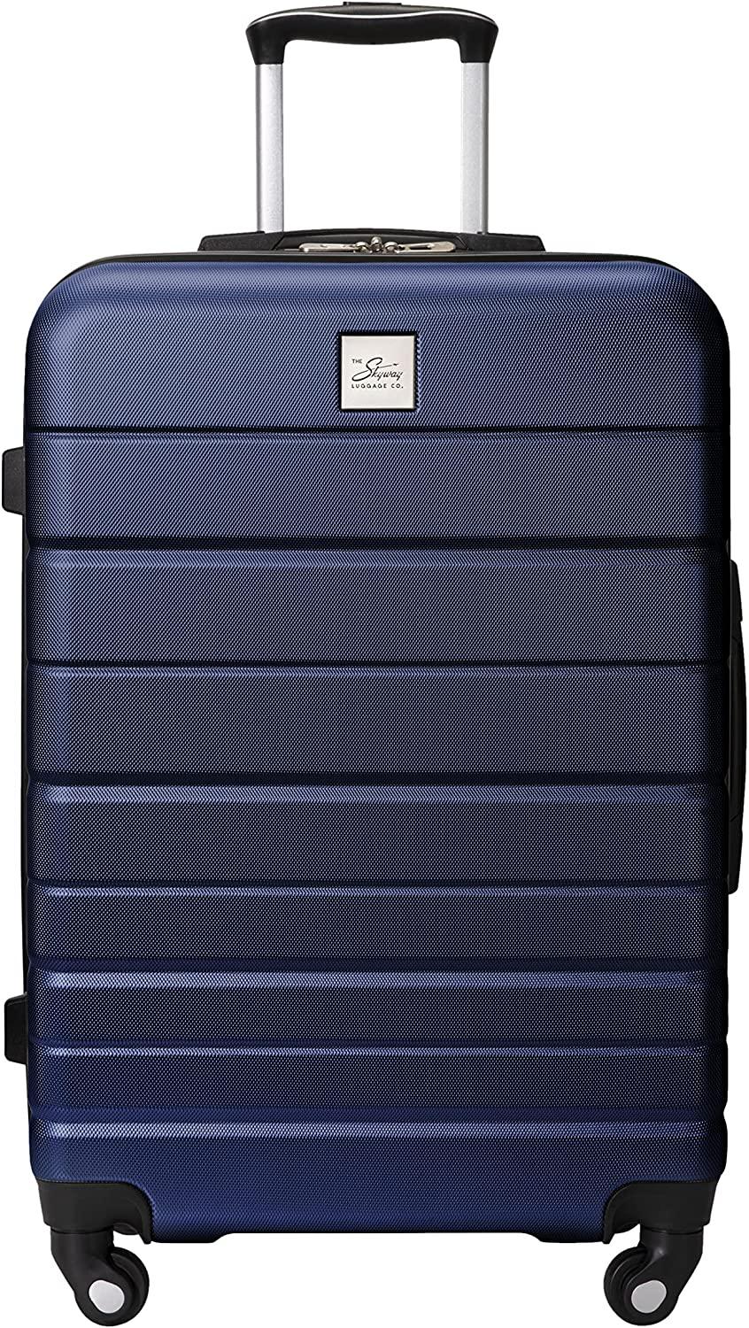 Epic 2.0 Hardside Spinner Luggage (Royal Blue, Checked-Medium 24-Inch)