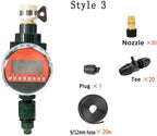 BBGS Automatic Irrigation System Kit, Dripper Plant Self Watering Garden Hose Micro Drip Atomization System, with Timer, Used in Garden Plant Greenhouse (Color : Style 3)