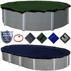 arctic armor above ground swimming pool winter cover in all round or oval sizes