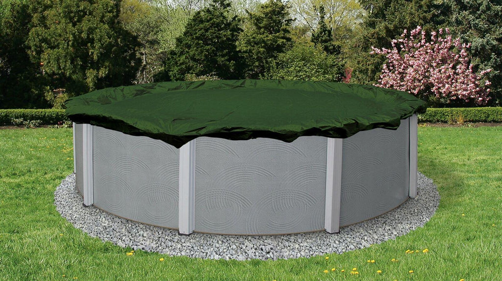 arctic armor above ground swimming pool winter cover in all round or oval sizes