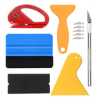 Complete Car Wrapping and Window Tinting Tool Kit - Vinyl Scraper, Cutter, Squeegee, Spatulas & More!
