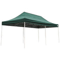 10 ft. W x 20 ft. D Pro Series Straight-Leg Pop-Up Canopy in Green with Innovative Triple-Truss  and StoraBag