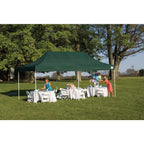 10 ft. W x 20 ft. D Pro Series Straight-Leg Pop-Up Canopy in Green with Innovative Triple-Truss  and StoraBag