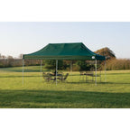 10 ft. W x 20 ft. D Pro Series Straight-Leg Pop-Up Canopy in Green with Innovative Triple-Truss  and StoraBag