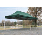 10 ft. W x 20 ft. D Pro Series Straight-Leg Pop-Up Canopy in Green with Innovative Triple-Truss  and StoraBag
