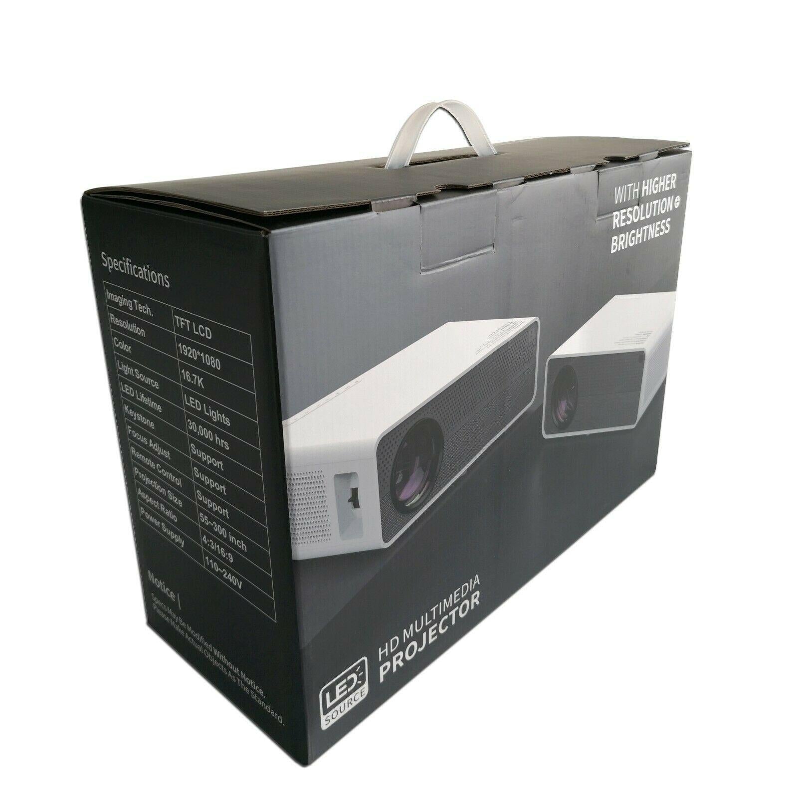 projector wifi bluetooth fhd 4k android system home theater tv tv box ps4