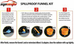 Coolant Funnel Kit No Spill Plastic Auto Car RV SUV Truck Radiator Filling Tools