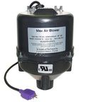 vita spa max air blower, 1 hp, 240/60hz, 2.4 amps, with 4 pin amp plug. vit430109 -