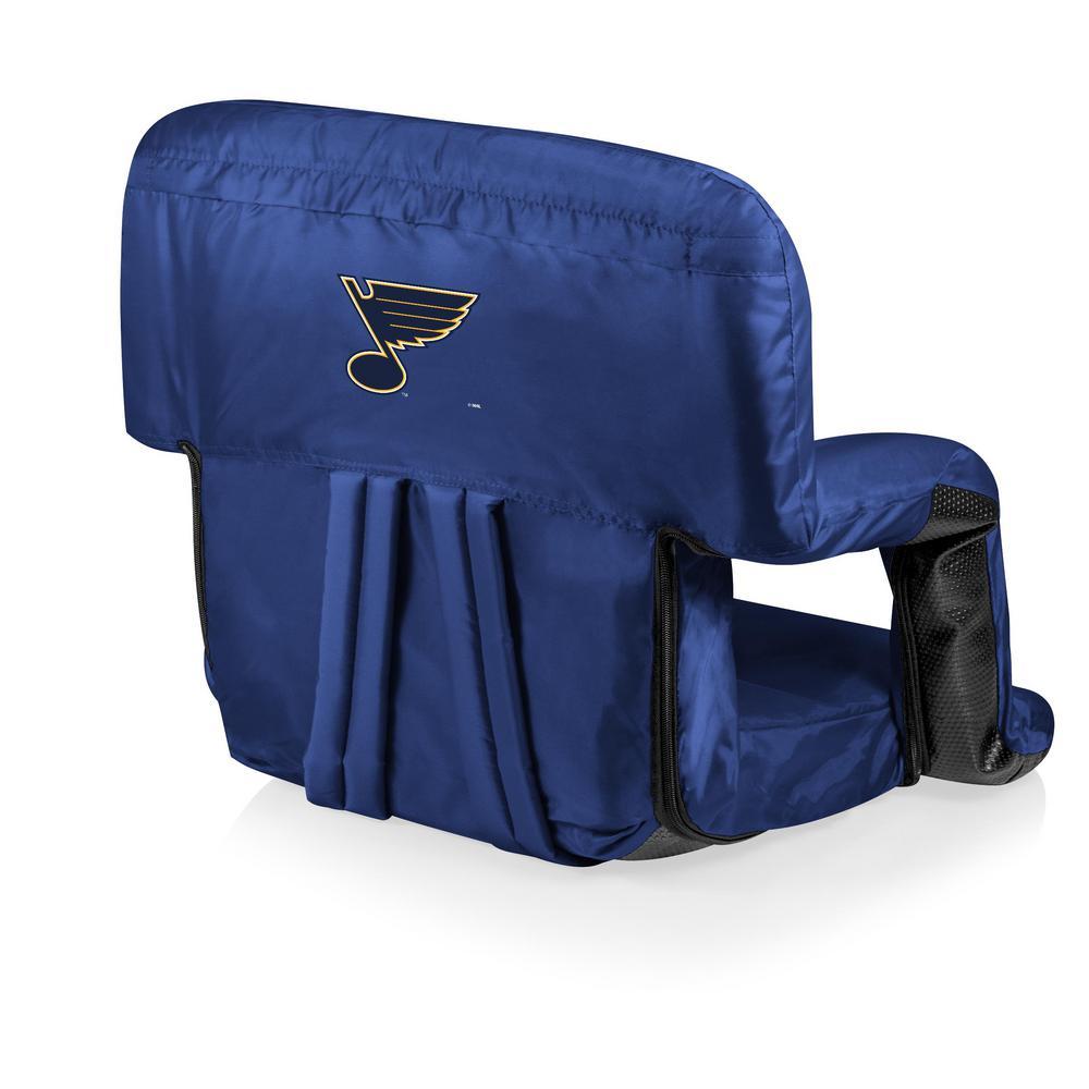 St Louis Blues Navy Portable Reclining Stadium Seat