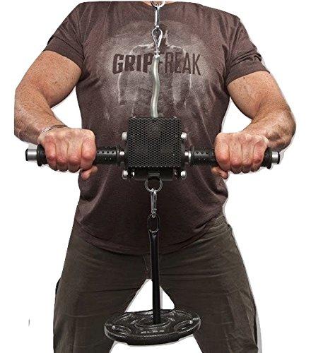 Grip Freak 'Slip Grips' Grip Strengthener with Weight Plate Loader