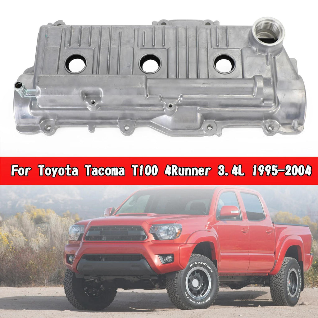 Left Hand Driver Side Valve Cover w/Gasket Kit 1120262050 264-978 Fit 1995-1998 Toyota T100 V6 3.4L Driver Side Generic