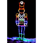 Fraser Hill Farm Christmas Giant Outdoor LED Lights, 6-Ft. Toy Soldier (77"H x 25"W)