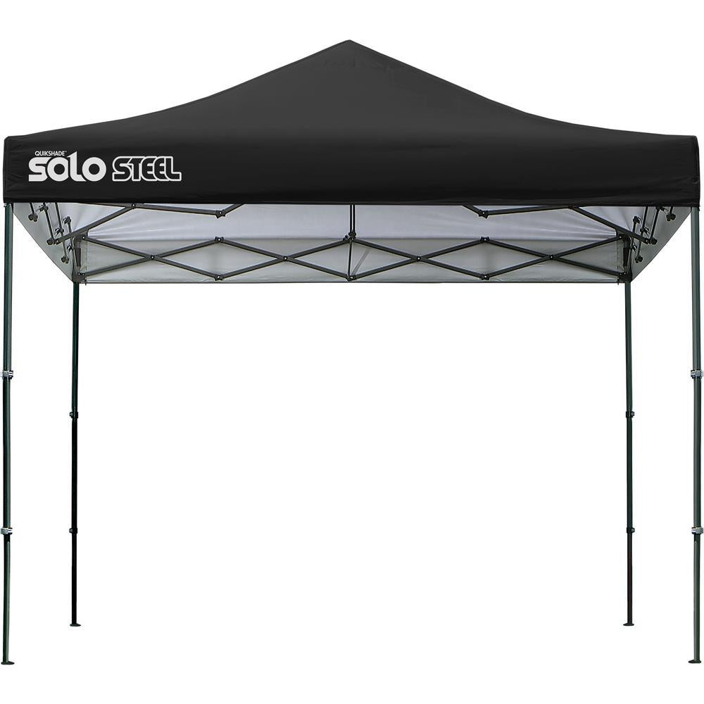 Solo100 10 ft. x 10 ft. Black Straight Leg Canopy