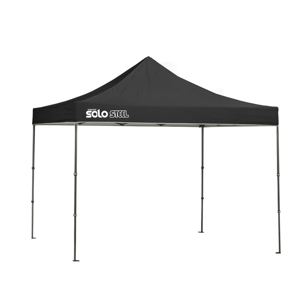Solo100 10 ft. x 10 ft. Black Straight Leg Canopy
