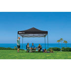 Solo100 10 ft. x 10 ft. Black Straight Leg Canopy